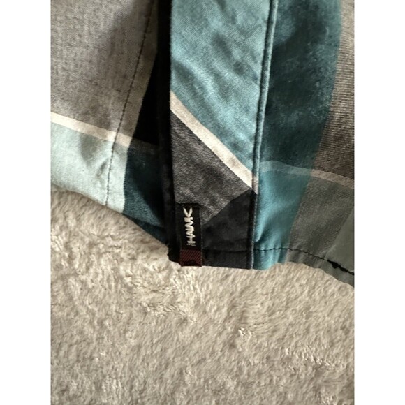 Tony Hawk Button Up Shirt Adult Size M Blue  Striped Skateboarding‎ Cotton Mens - Picture 3 of 9